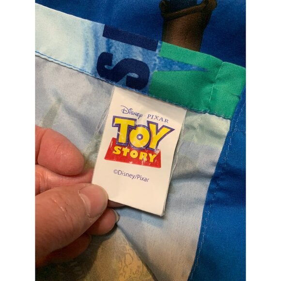 Toy Story Pixar Toy Story Blue No One Gets Left Behind Curtains (2 Panels) 42 x - Picture 2 of 4